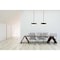 Designers Fountain Midnight La 60 Watt 6 Light Matte Black Pendant with Clear Glass Dual Shade D222C-16P-MB - alternate 2